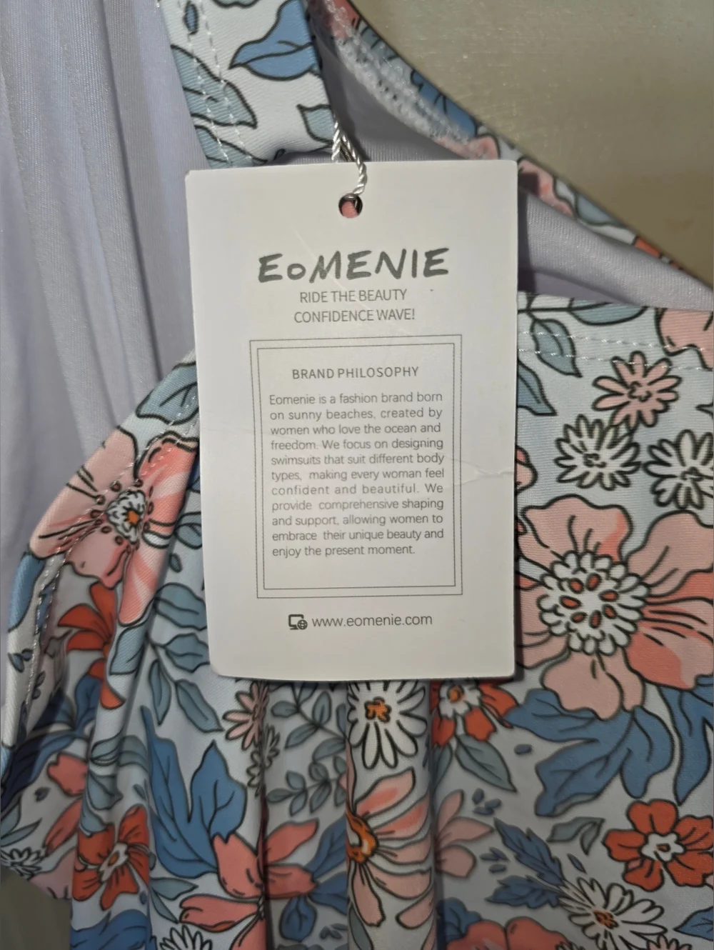 NWT Size‎ 22 Floral Swim Dress One Piece Bathing Suit, Beach, Vacation, Poolside